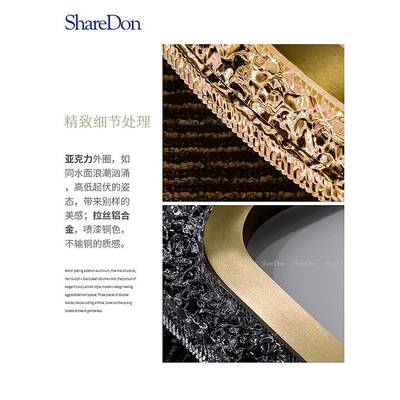 全光772谱轻书奢吸顶灯室房间网红创意简约房主卧客灯厅灯卧大气