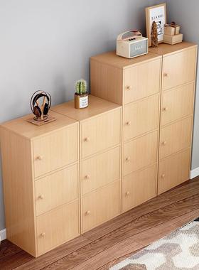 存包柜带锁柜储物落柜收纳柜书柜书架带JHO门厅地杂子物柜客木置