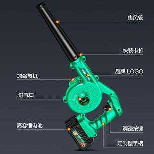 德美耐特?锂无电线鼓风机工业国级大功率吹机多EBW功能家风用除尘