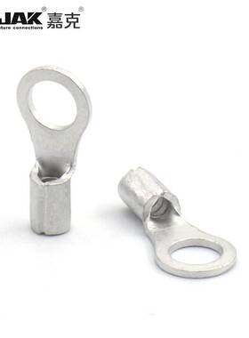 RNB1.25-4S国标紫铜冷压接线端子 M4螺口O型圆形裸端子有认证 KST