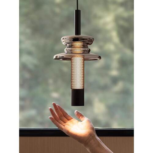 意式极简卧室床头小吊现代简灯约中古342吧风台餐舞韵艺术厅玻璃