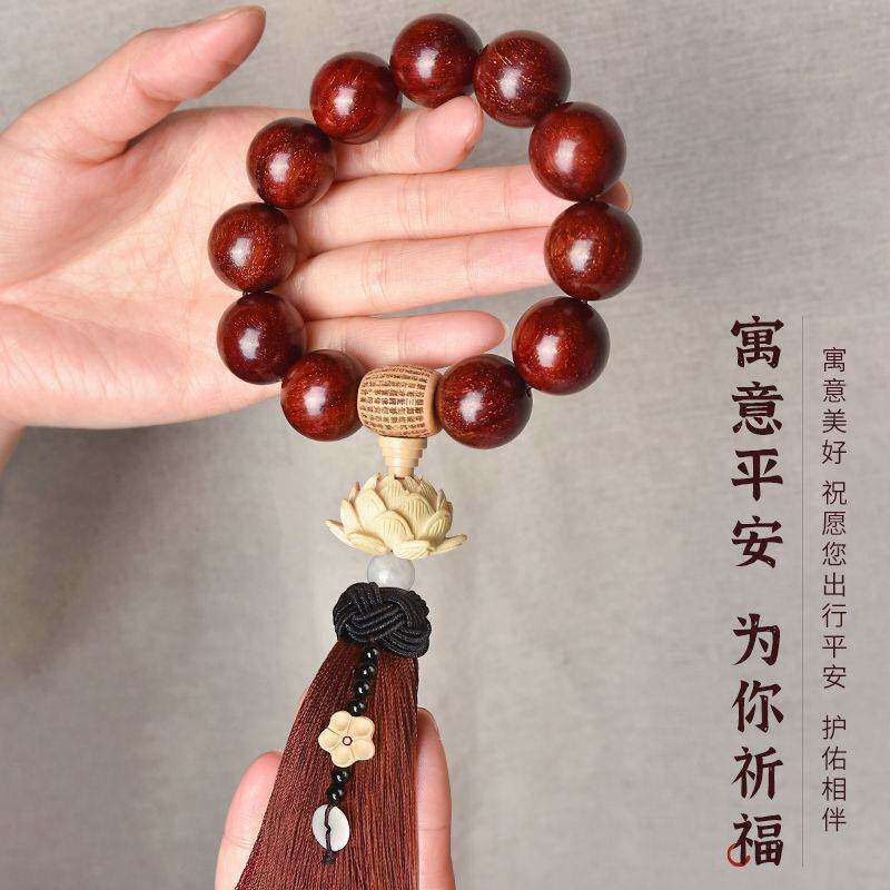 FiK汽车挂件车内挂饰档位珠档把装饰用品高挡紫檀木车载男女出入