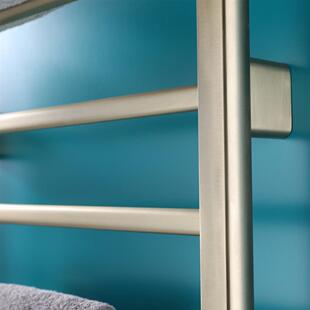 电毛巾功架恒温定时装90度可折叠多能简约热明触FDT屏304不锈钢毛