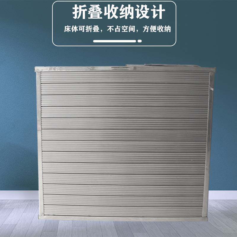 不锈钢可折叠床家用出租屋双人床户外办公室单人床便携折叠小户型