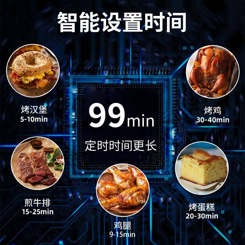 商用计时F965TT56焙器厨房醒器汉堡炸提烘多功鸡能八通道定时器