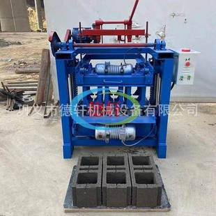 水UTA泥免空烧心混土凝砌块成型机半自动制砖机块垫机厂家价格