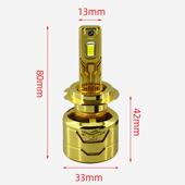 H4D汽车大灯 H4大 工厂直供LEH1 H7H11色汽车LD灯多温前大灯