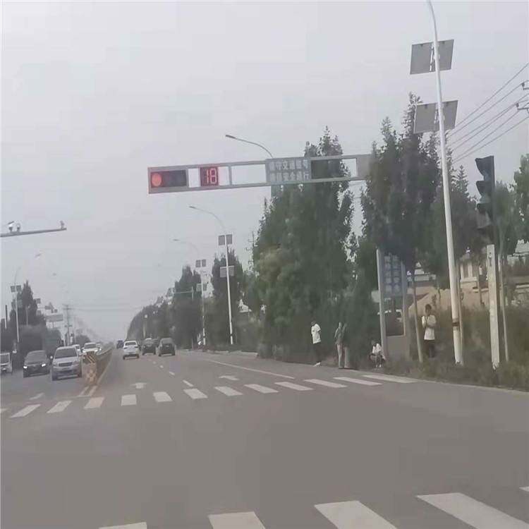 LED交通信号灯杆 框架式led交通红绿灯十字路口安全指示信号灯
