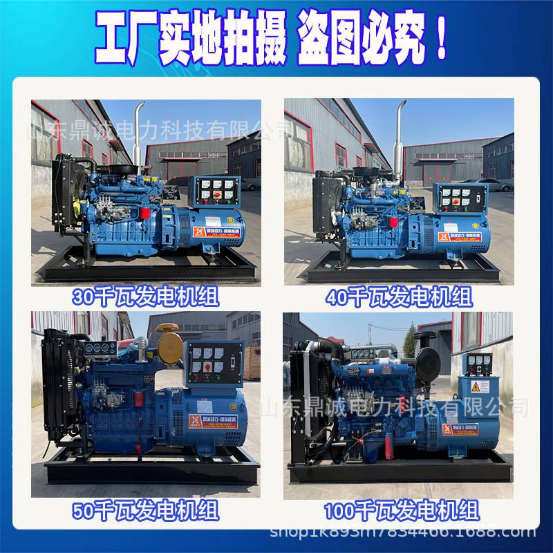 柴油发电机组养殖工地30/40/50/75/100/120/150/200千瓦发电机组