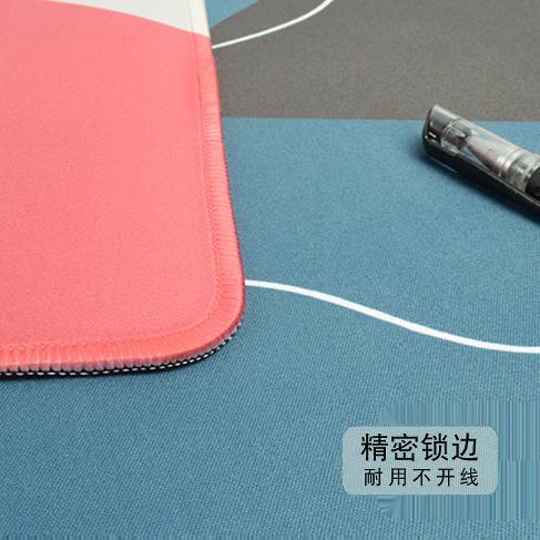 简约办公鼠标垫子超大号电脑桌垫加厚定制家用女生笔记本防水