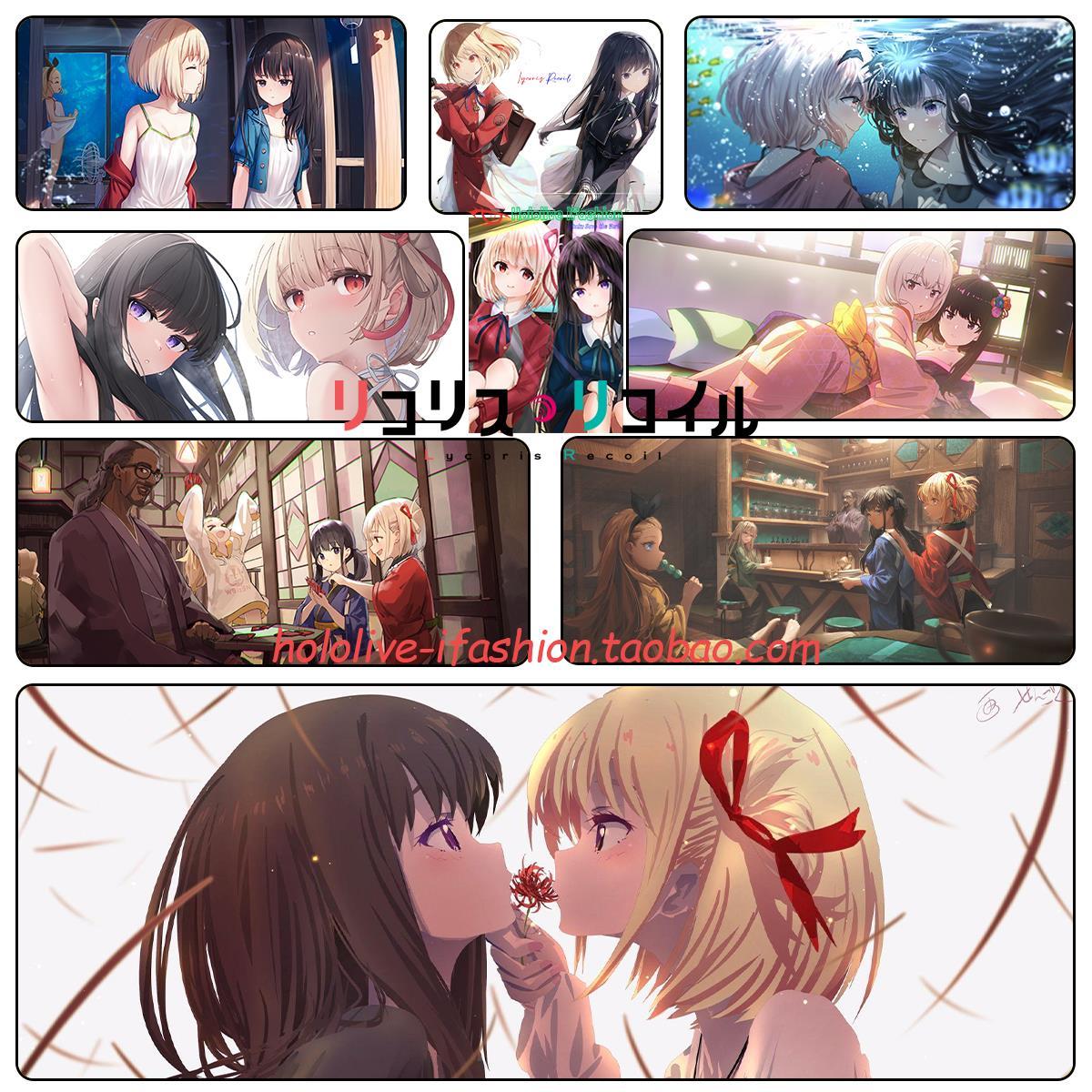 莉可丽丝 锦木千束 井之上泷奈 Lycoris Recoil 超大动漫鼠标垫