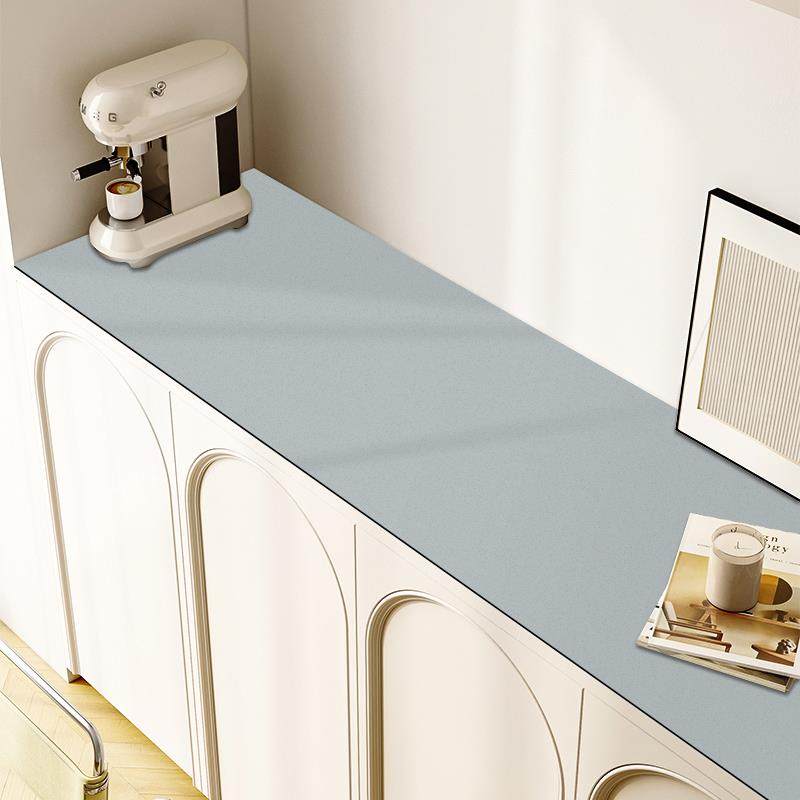 电视柜桌垫矽藻泥吸水凉垫台面长条保护垫餐柜垫可裁剪鞋柜防脏垫