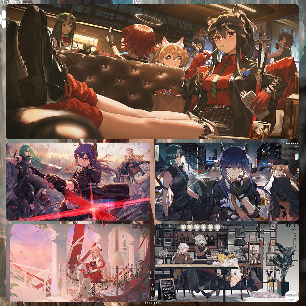 明日方舟令鼠标垫超大电竞电脑键盘垫二次元游戏周边办公桌垫