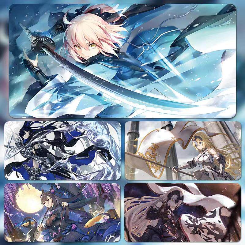 FGO滑鼠垫超大号键盘垫男生办公游戏二次元笔电桌垫加厚防滑垫