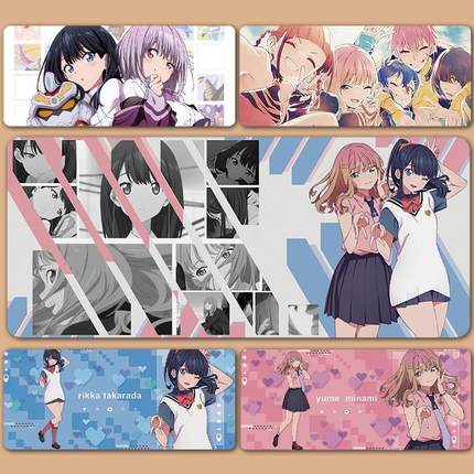 SSSS古利特宇宙新条茜宝多六花南梦芽超大号滑鼠垫加厚谷子周边