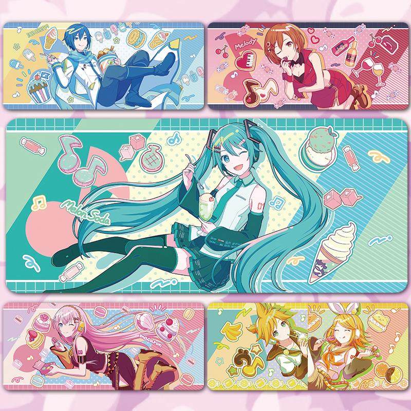 世界计画 划V家初音镜音巡音25时PJSK谷子周边高颜值滑鼠垫超大号
