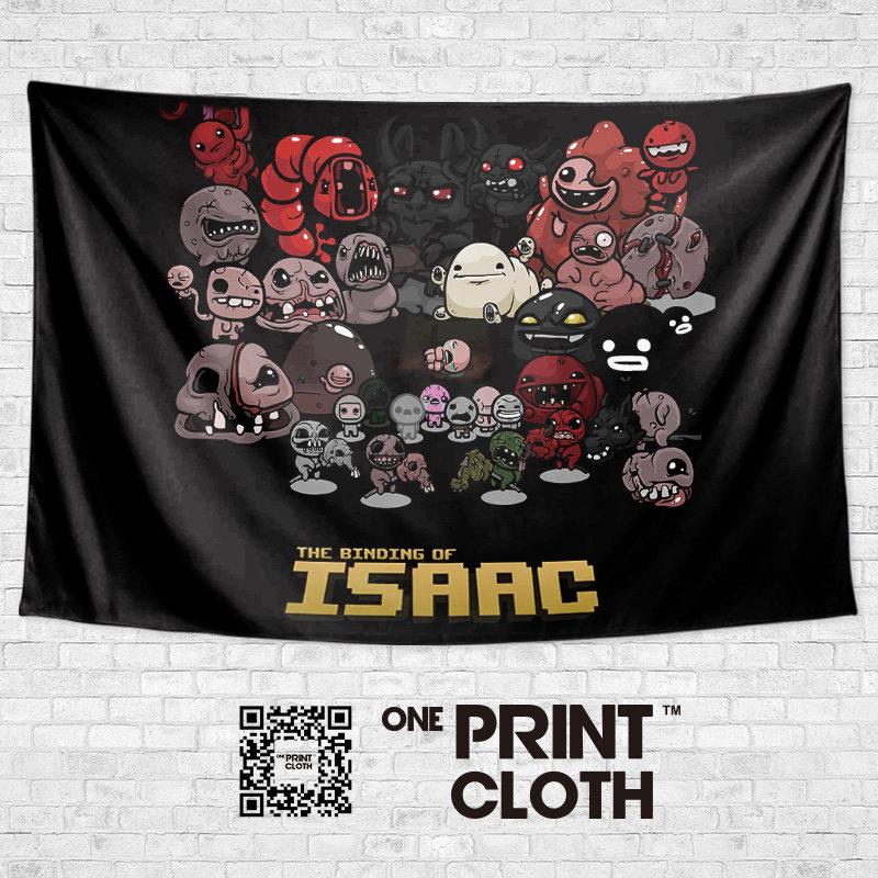 以撒的结合The Binding of Isaac游戏周边装饰海报背景布挂布挂毯