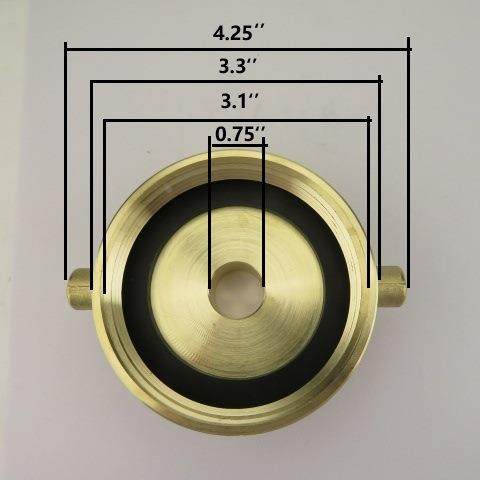 消防2-1/2\栓软管适配器2H-1/2