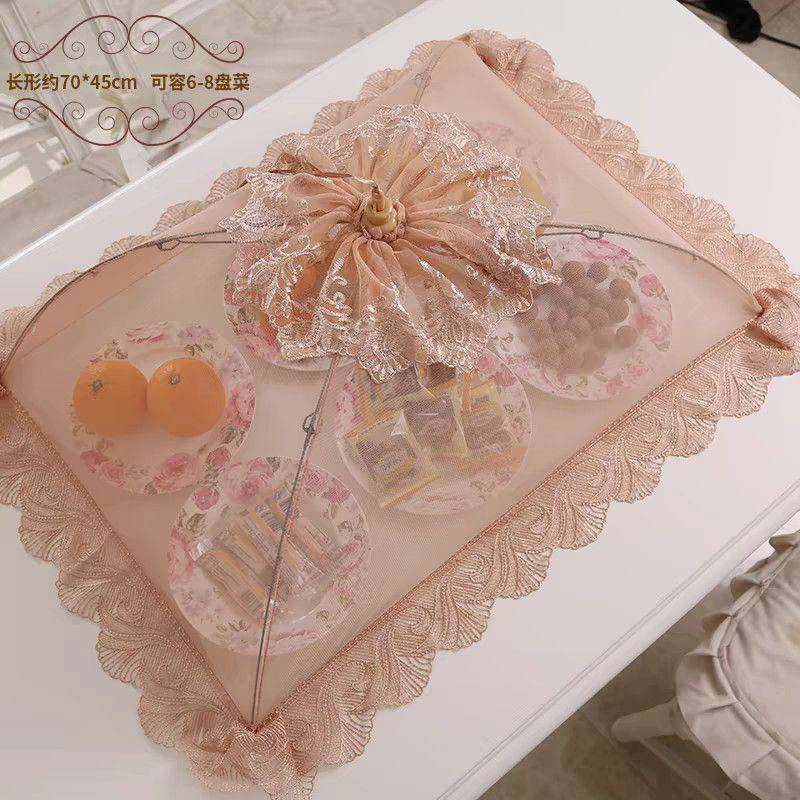 叠2025新款可折饭欧式菜罩子饭盖菜罩防蝇防虫高厂家直供档餐桌剩