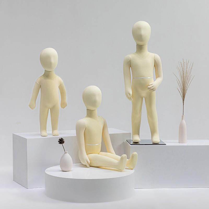 童432店软体儿童特道具全身假人模装模架婴儿男女小孩服装特店展