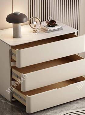 my02头5年新款实木尺寸奶油2风床柜加高主卧床TRT边60高网红斗大