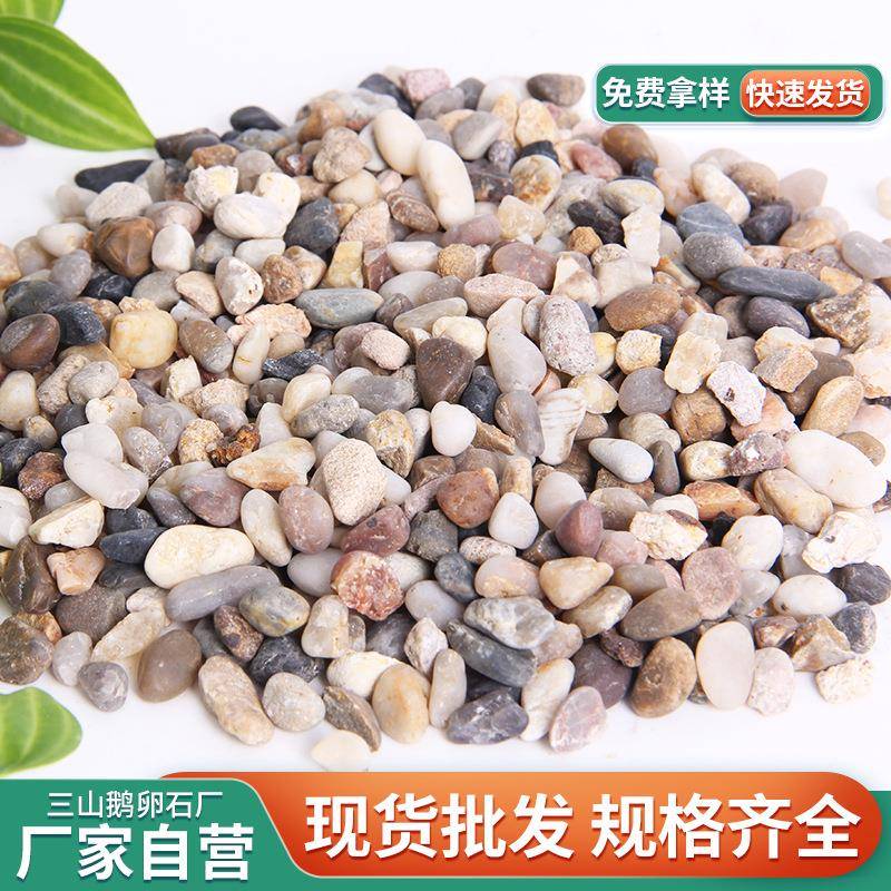 地暖豆石耐高60温汗蒸鹅卵石林子铺路造景雨石花园装修过滤石头