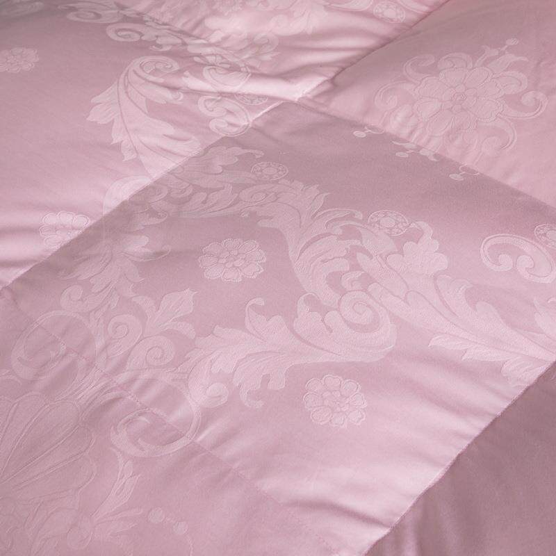 『MT-工具』80支全棉提花立体羽绒被壳充式音双层防钻送绒静自鹅