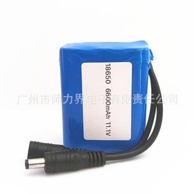 186501充2V6000Mah/6600mAh锂离子167电池组直流带插头可电电池