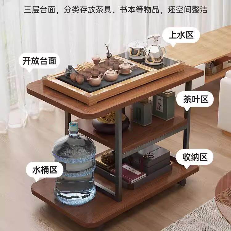 沙发边边柜移茶动茶桌家用无品牌/台几茶水柜小茶几客厅台阳小桌