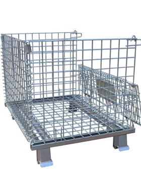 无锡供应仓储周转箱可堆OYF垛物料箱重叠型金属物料折框厂家定笼