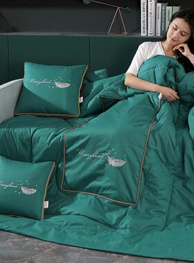 叠汽车载全棉抱枕被子两用用档纯棉枕头车内用四季高通可折202232