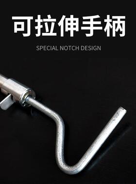 兽用不锈钢长杆套猪c器46m122c钢m杆长不锈ADY套猪绳猪用保定器