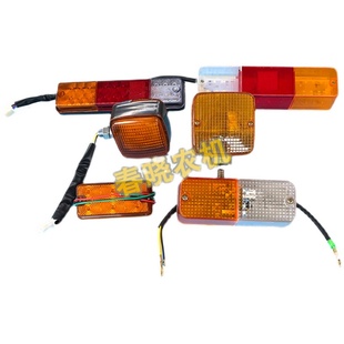 叉车转向灯12伏LED灯龙工合力叉车前小灯叉车配件LED双面灯