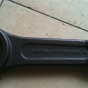 外贸出口 CRV 敲击梅花 单头梅花扳手 105MM 扳手 德国标准