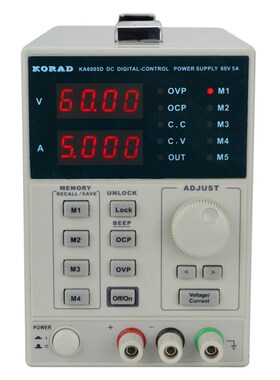 科睿源KA6005D可编程60V5A直流稳压电源 毫安显示程控直流电源