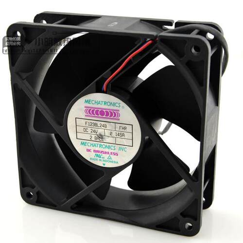 NONOI F1238L24B 24V 0.35A 12CM 12038 双滚珠 变频器风扇超静音