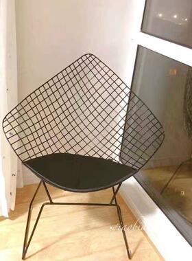 院户BJM庭外桌椅售楼部阳台会客露天铁艺圆桌网格椅客闲厅网红休组合