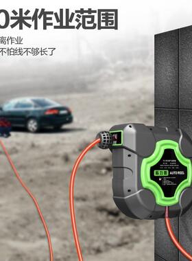 管自动伸缩卷管器气鼓电鼓YHZ高压水鼓修车灯2米气0鼓管绕器气动