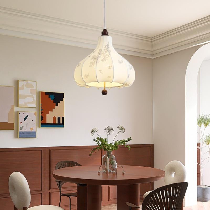 南实木法式中古餐厅布艺吊洋灯复古花纹卧实木室衣帽575台间吧栗