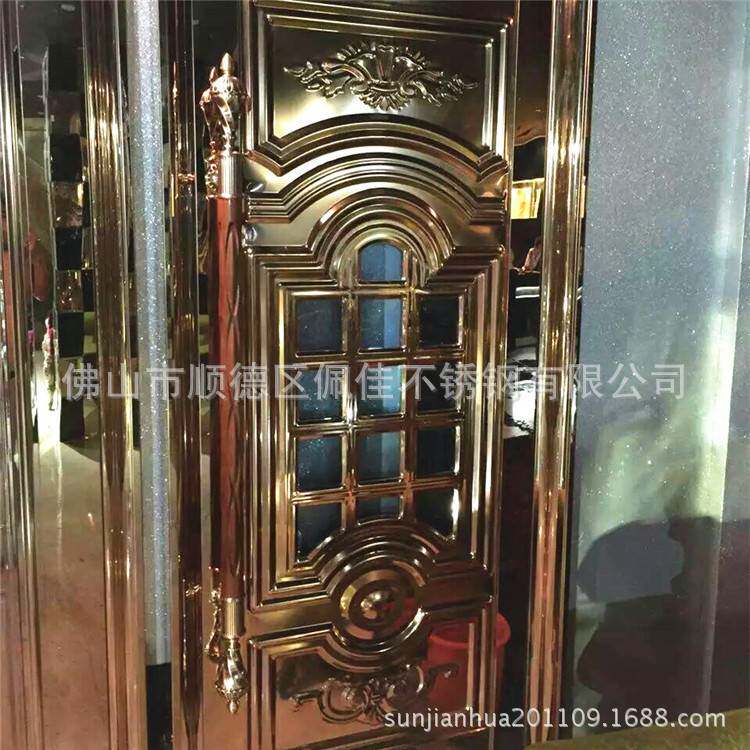 济宁市任城区KTV包厢门板 山东昌乐县不锈钢镜面门框折弯装饰板