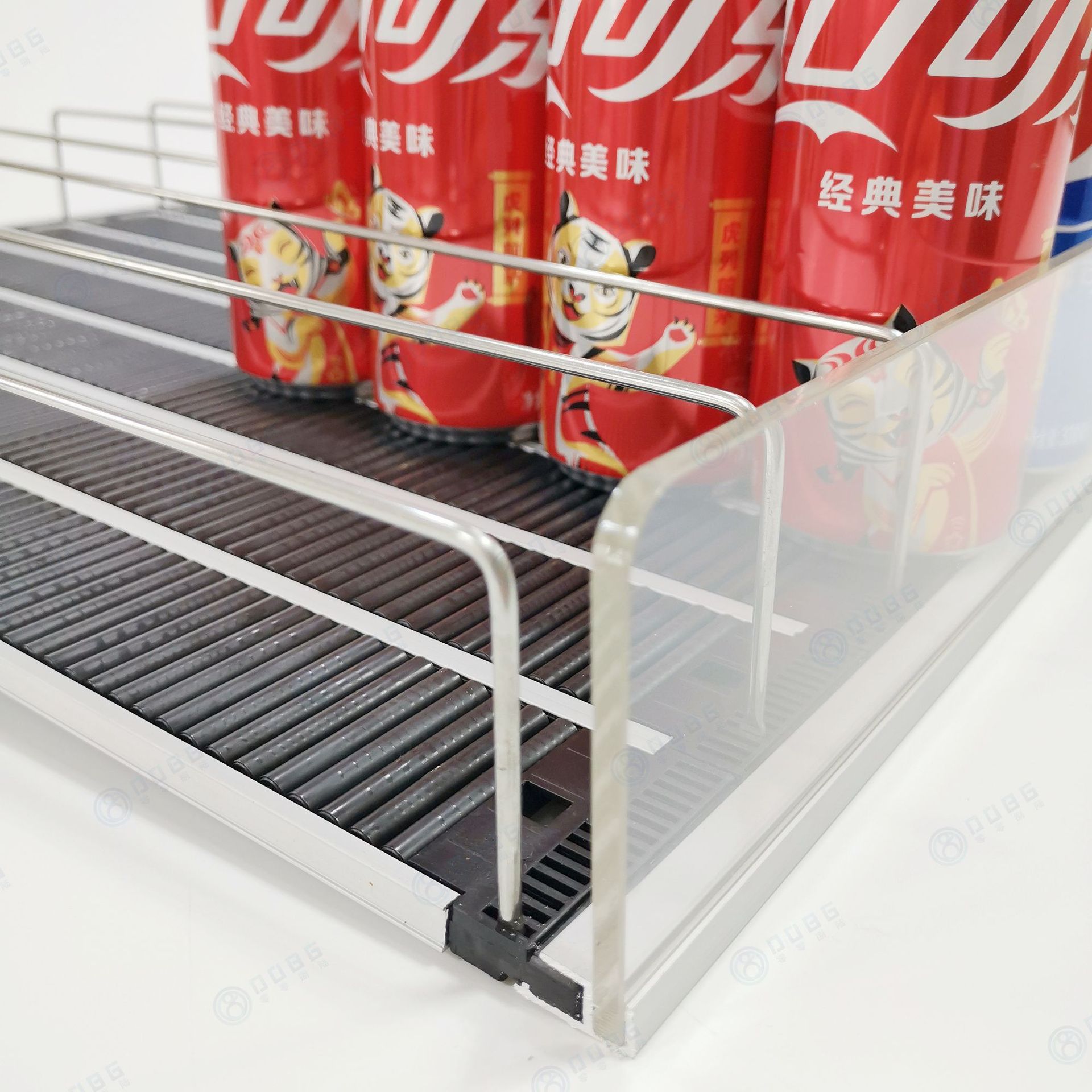 自动售货机超市货架重力滑道自重滑道冰柜货架滑道饮料推进器