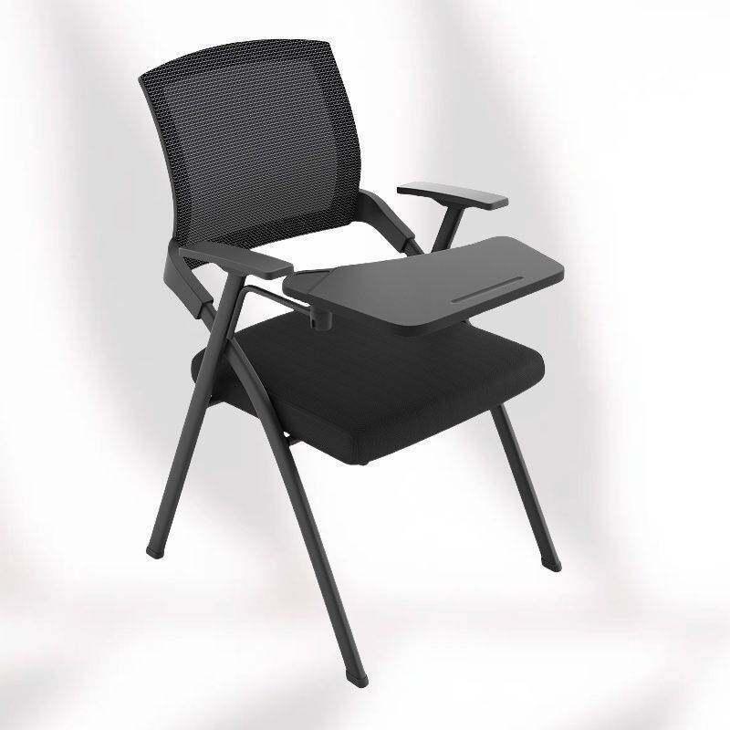 折叠椅子带桌板会议写字板桌椅一体简约会议室开会椅子办公椅工厂