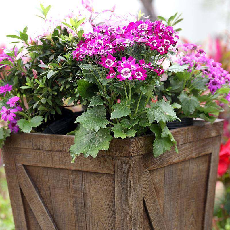 磨坊创意庭院仿摆木花器装SMF-SCH水饰造景家居阳台水培 土培花缸,家居饰品,户外/庭院摆件,淘宝优惠券,粉丝福利购,淘宝优惠卷