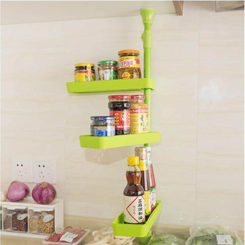 顶料天立地免缩钉免打孔伸可旋KzjB5TWH转厨浴房调室置物架收纳架