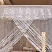 加家用单门1.5帐加密双蚊人蚊帐卧室锈1.8不钢JBN支架厚1.2米床通