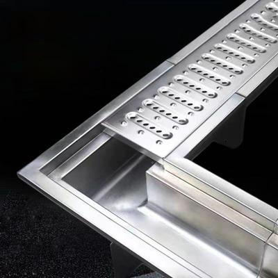 304不锈钢线水沟U型槽排槽水槽地沟厨房下水无品牌/道沟水槽性盖