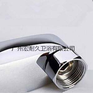 厂家直销浴缸混水洗澡淋浴龙头单把手双孔入墙曲线水槽浴室龙头