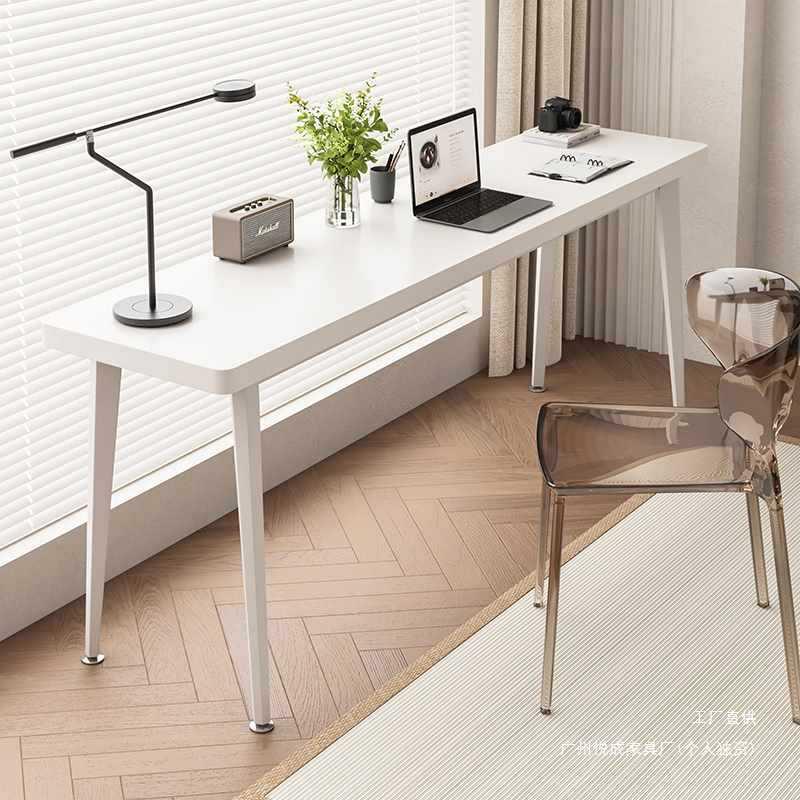 实学木长条桌简易公电脑桌家用小户习型书桌客厅阳台桌子办241212