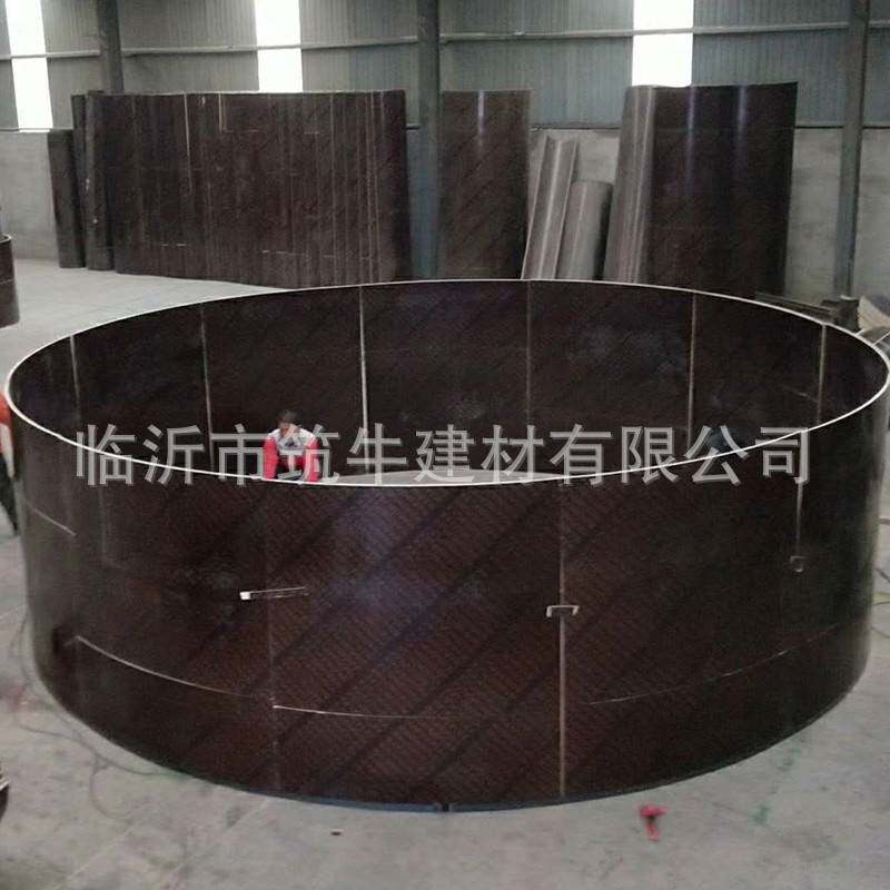 黑龙江伊春木质圆柱模板厂家价格，圆弧建筑模板紧固件