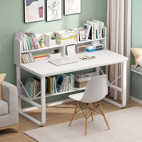 电脑桌台式家用书桌简约现代A062室字中小学学习卧写桌简易办公桌